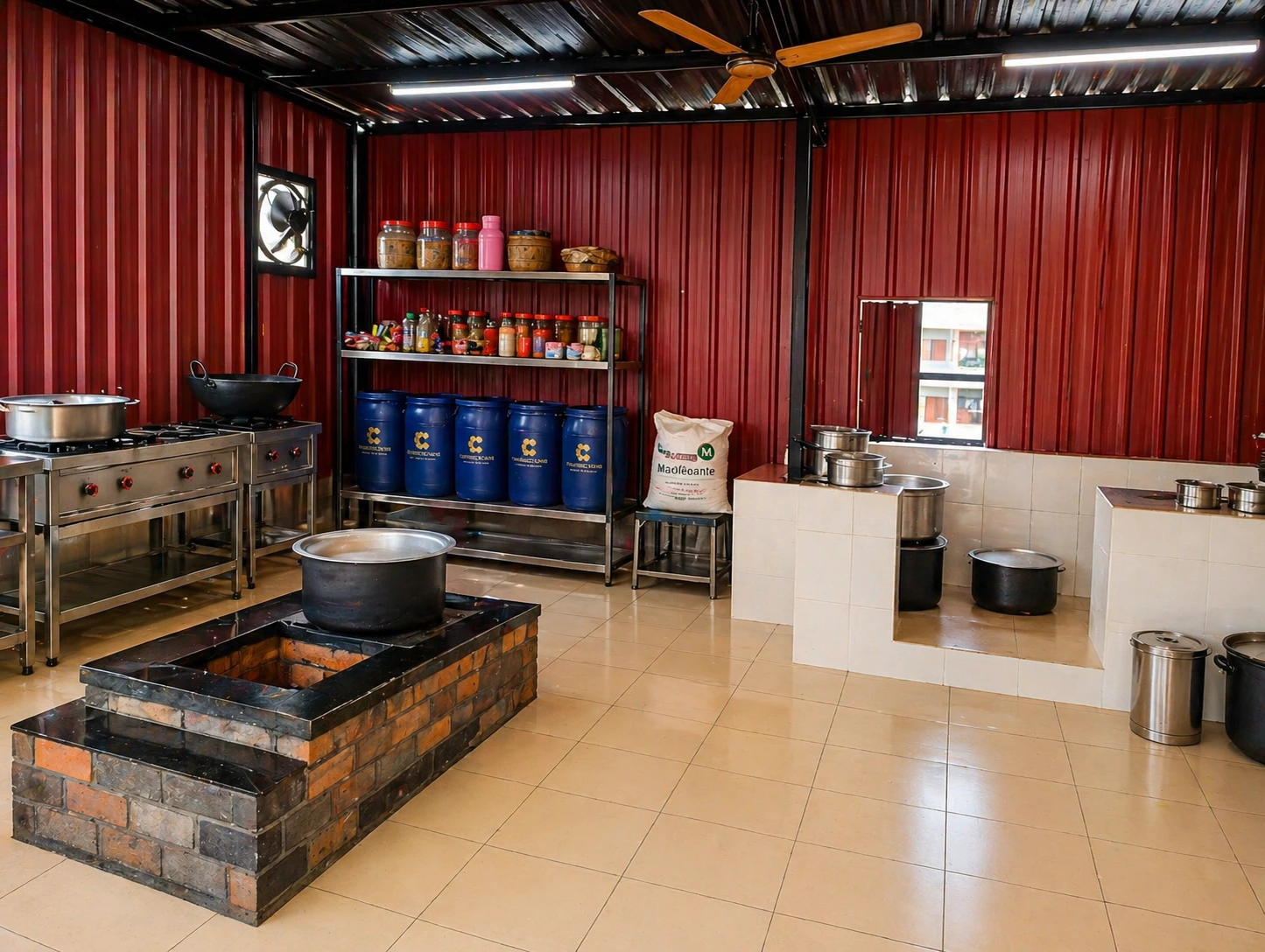 Main Kitchen — Royal PG, Sector 69 Gurugram