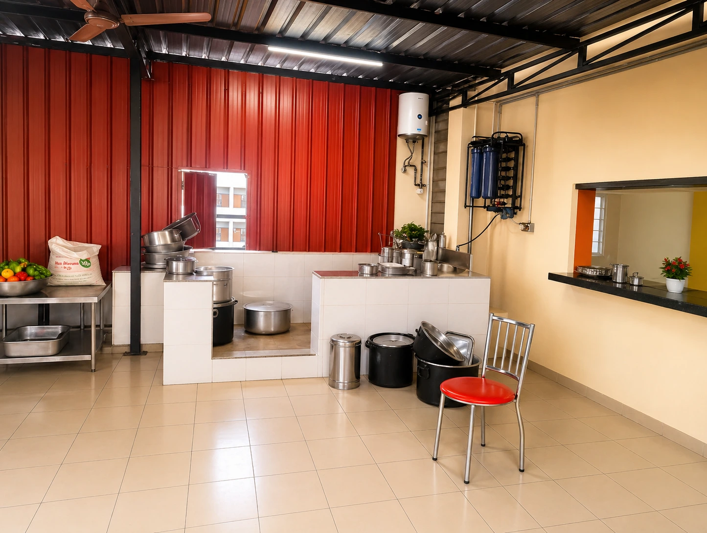 Kitchen Prep — Royal PG, Sector 69 Gurugram